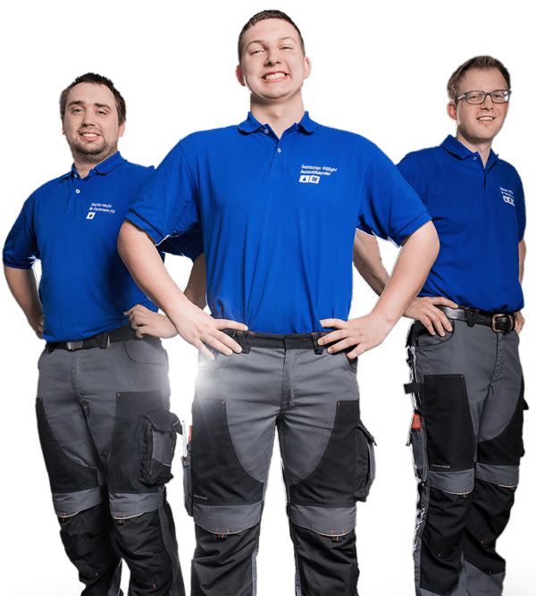 Drei Männer im Team der Anlagenmechaniker
